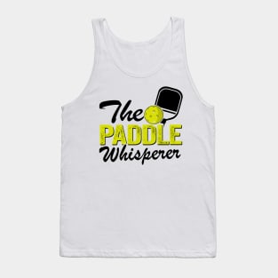 The Paddle Whisperer Funny Pickleball Tank Top